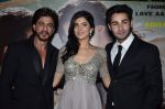 Shahrukh Khan, Armaan Jain and Deeksha Seth at Lekar Hum Deewana Dil Premiere in PVR on 4th July 2014